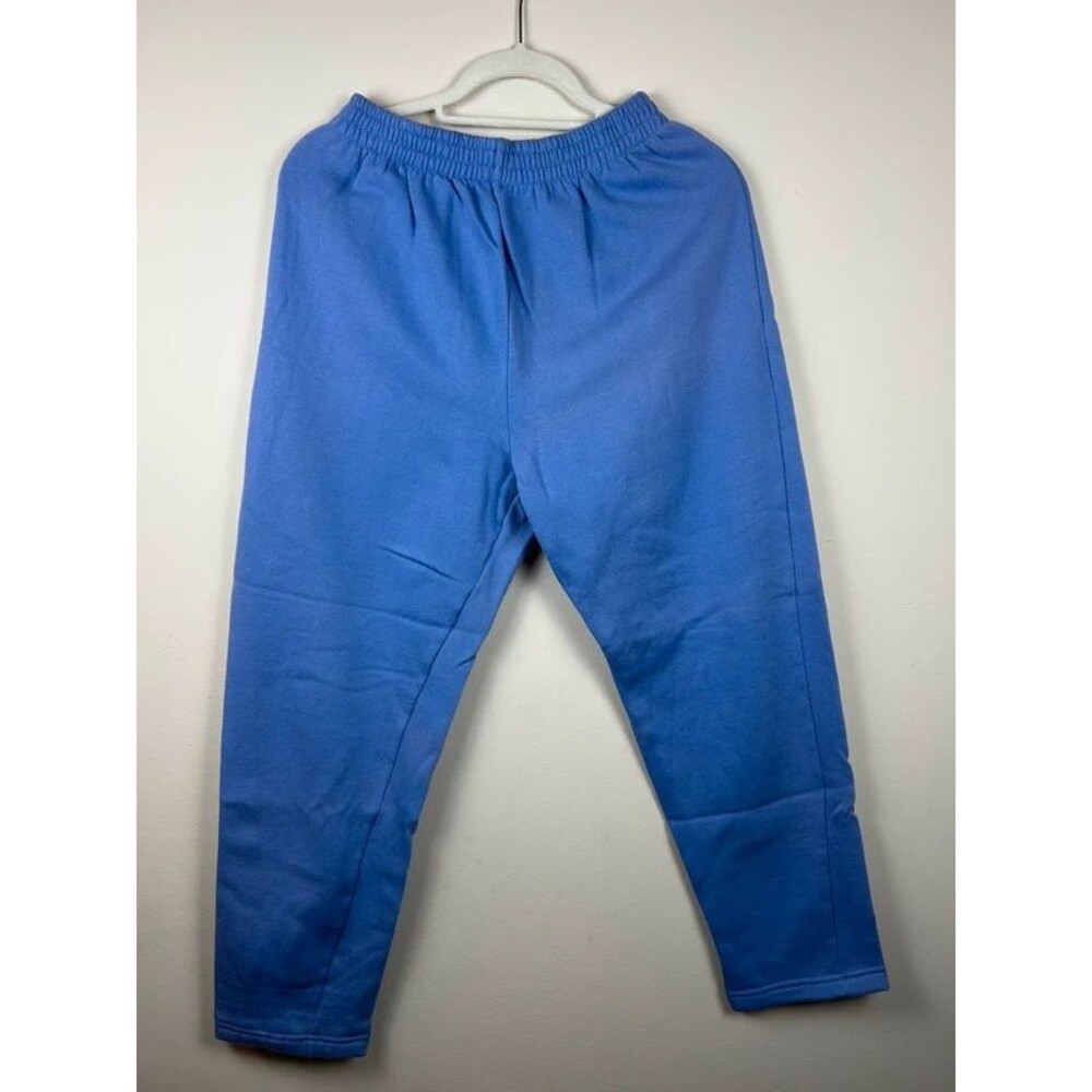 Vintage 90s Speculation Periwinkle Blue Sweatpants Size M Elastic Waist Retro